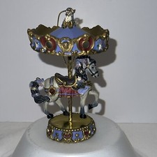 Bradford Carousels for all Seasons Christmas Ornament Cupids Arrow Carousel picture