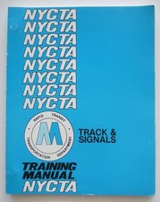 Vintage 1981 New York Subway Manual Train Track & Signals Signs NYC picture