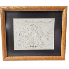 Birch Bark Biting by Annabel Eyres Canadian Native American Art Signed 9.25 X 8 picture
