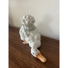 Vintage Hutschenreuther Selb Bavaria Cherub Goose Figurine Karl Tutter Germany picture