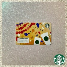 ✨ 2019 Starbucks Cheers, Confetti Cups, Celebration Gift Card w Foil Accents $0 picture
