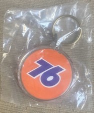 Vintage Union 76 Gas Station Plastic Keychain Unocal “I Finally Won Something” picture