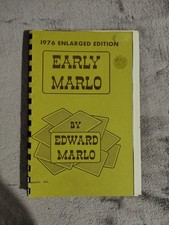 Early Marlo By Edward Ed Marlo - Used Card Magic Book picture