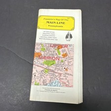 Franklin's Map Of The Main Line Pennslyvannia Age Unknown picture