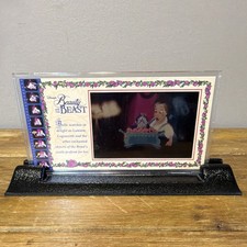 Disney Beauty and the Beast Gaston LeFou 35mm Collector Film Cells Display picture