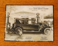 Vintage advertisement for PADUCAH, TEXAS service station on 9