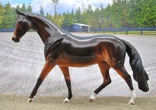 Peter Stone DAH Pony Super Pretty Glossy Dark Bay with Braided Mane picture