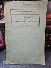 23# US Patent Office Rules of Practice 1942 Dept of Commerce WWII Era Official picture