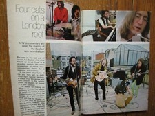 1969 TV Guide(JOHN LENNON/GEORGE HARRISON/RINGO  STARR/THE BEATLES/JOAN BLONDELL picture