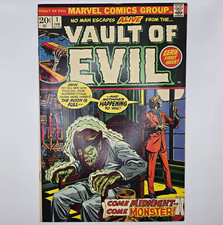 Vault Of Evil No. 1 Feb 1973 Marvel Comics Horror Anthology Eerie First Issue VF picture