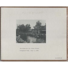 1956 Kennywood Park Westinghouse Air Brake Picnic Original Photo Lagoon Crowd picture