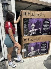 Costco Giant Ground Breaking Skeleton with LCD Eyes and Sound 2026 picture