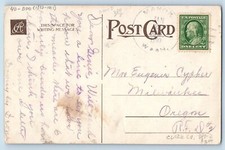DPO (1892-1911) Manor WA Postcard Pretty Woman Flowers Archie Gunn Signed 1910 picture