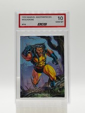 1992 Marvel Masterpieces WOLVERINE #94 Graded DCG 10 Gem Mint RARE LOW POP picture