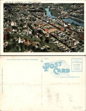 View of St. Johnsbury, VT From Aeroplane Postcard 70588 picture