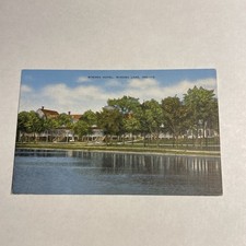 Winona Lake IN Indiana, Winona Hotel Vintage Postcard picture