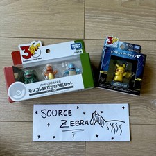 Takara Tomy Pokemon 30th Anniversary Moncolle Kanto 3 Figure + Pikachu Set USA picture
