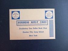 1946 Vintage Doubleday One Dollar Bood Club Reply Card picture
