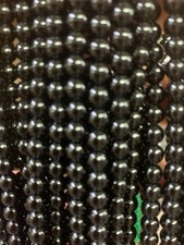 600 Pcs Wonderful Rare Tibetan Natural Black Agate Dzi 6mm Beads picture