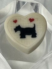 Vintage Scottie Dog Heart Trinket Box by Design Gifts International picture