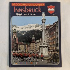 Vintage Innsbruck Austria Souvenir Photo Book - 95 Color Photos - Tyrol Tirol picture