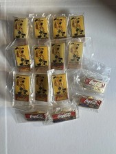 Vintage 1994 World Cup USA Coca-Cola Lapel Pins Lot - Striker Mascot picture