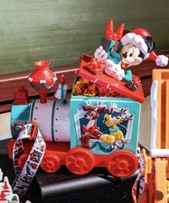 NEW 2026 Disney Mickey Minnie Holiday Christmas Train Popcorn Bucket PRESALE🎄 picture