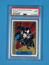 2015 Fleer Retro Marvel 1982 Fleer Design #12 Venom PSA 9 MINT Cert 64185084 picture