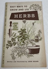 Vintage 1963 Booklet Easy Way To Grow And Use Herbs Hot To Booklet picture