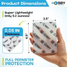 Hobby Armor Premium Plastic Trading Card Shipping Protectors 3.5