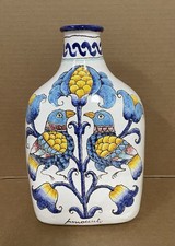 Vintage Romano Innocenti Made In Italy Hand Painted Vase 10.5” picture