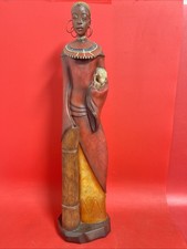 Stacy Bayne Africa Sculpture Village Life Dafina Gift Treasure Patina Tribal 21