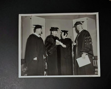 VTG 1956 Walt Disney Type 1 Original Press Photo Honorary Doctor of Fine Arts picture