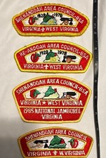 Boy Scouts BSA Shenandoah Area Council VA/WV Shoulder Patch Mixed Lot 1978 picture