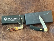 Two Boker Pocket Knives - Barlow and Lockback picture