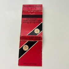 Ken's Steak House Farmingham MA Vintage Matchbook Cover TMB80-4 picture