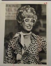 PRESS PROMO PHOTO 1978 TV SITCOM SHOW ALICE POLLY HOLLIDAY AS FLO B&W 7X9 W504 picture