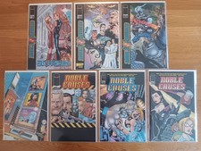 Noble Causes First Impressions # 1a 1b 2a 2b 3b 4a 4b Lot of 7 Sharp 2002 Image picture
