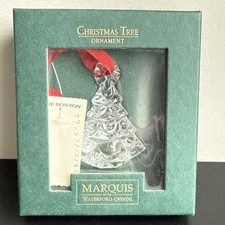 Vintage Marquis Waterford Crystal Christmas Tree Ornament Made in Germany picture