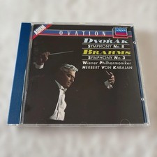 Karajan Dvorak Symphony No. 8 Brahms No. 3 CD picture