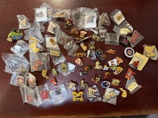 HUGE LOT OF 70 NOS VFW VETERANS OF FOREIGN WARS MINNESOTA AND OTHER STATE PINS picture