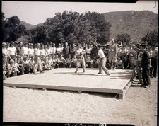 Recreation Hour at Work Camp 1933 Photo Lancaster, CA- Scene from life in one picture