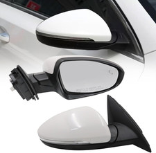 8 Pins Right Passenger Side Mirror Assembly Compatible with KIA Forte 2019-2024 picture