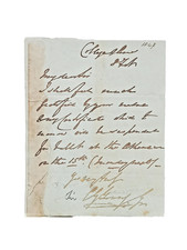 1847 Autograph Letter from Sir Charles Young (1795-1869), Officer of Arms picture