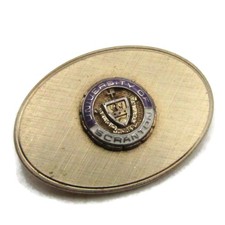 Vintage University of Scranton Pin Beautiful Design Gold Tone picture