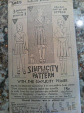 Simplicity 1920's Children's Pattern picture
