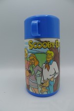 Vintage 1980's Alladin Scooby-Doo Blue Plastic Thermos picture
