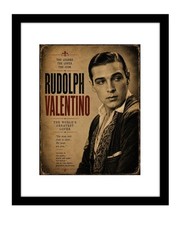 Rudolph Valentino 8x10 poster print | Hollywood silent film legend picture