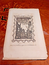 1775 Harrison's London View Part of London Appeared Dreadful Great Fire in 1666 picture