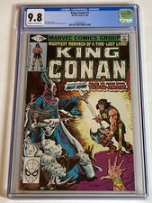 KING CONAN #1 CGC 9.8 COMIC 1980 JOHN BUSCEMA SCHWARZENEGGER MOVIE CONFIRMED picture
